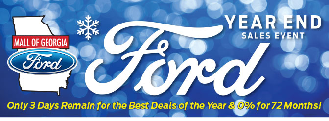 Ring In The New Year With A New Ride Mall Of Georgia Ford